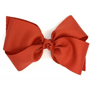 Red (Tomato Red) Grosgrain Bow - 6 Inch